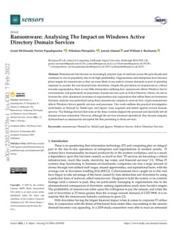 Ransomware: Analysing the Impact on Windows Active Directory Domain
  Services