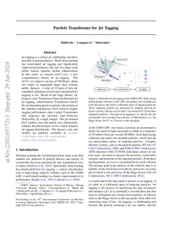Particle Transformer for Jet Tagging
