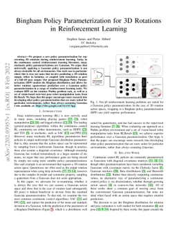 Bingham Policy Parameterization for 3D Rotations in Reinforcement
  Learning