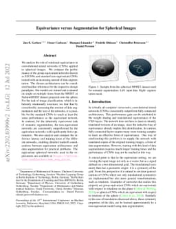 Equivariance versus Augmentation for Spherical Images