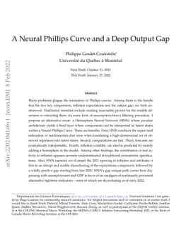 A Neural Phillips Curve and a Deep Output Gap