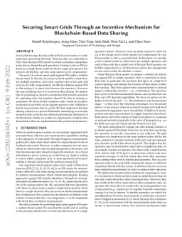 Securing Smart Grids Through an Incentive Mechanism for Blockchain-Based
  Data Sharing