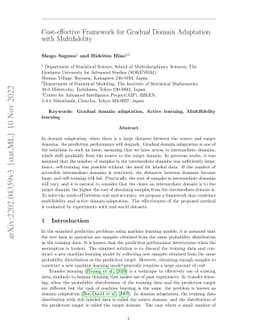 Cost-effective Framework for Gradual Domain Adaptation with
  Multifidelity