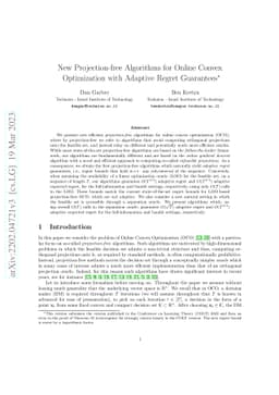 New Projection-free Algorithms for Online Convex Optimization with
  Adaptive Regret Guarantees