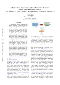 InPars: Data Augmentation for Information Retrieval using Large Language
  Models