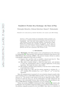 Semidirect Product Key Exchange: the State of Play