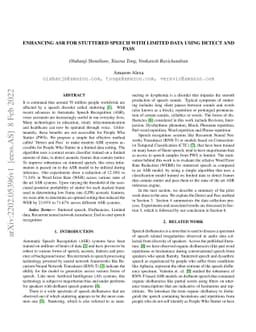 Enhancing ASR for Stuttered Speech with Limited Data Using Detect and
  Pass