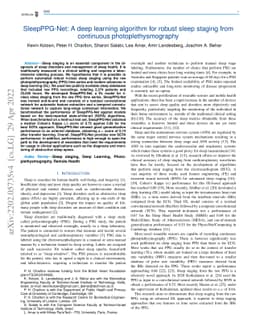SleepPPG-Net: a deep learning algorithm for robust sleep staging from
  continuous photoplethysmography