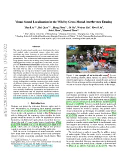 Visual Sound Localization in the Wild by Cross-Modal Interference
  Erasing