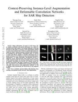 Context-Preserving Instance-Level Augmentation and Deformable
  Convolution Networks for SAR Ship Detection