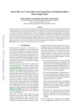 Out of Thin Air: Is Zero-Shot Cross-Lingual Keyword Detection Better
  Than Unsupervised?