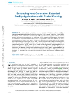 Enhancing Next-Generation Extended Reality Applications with Coded
  Caching