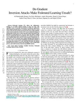 Do Gradient Inversion Attacks Make Federated Learning Unsafe?