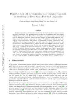 DeepONet-Grid-UQ: A Trustworthy Deep Operator Framework for Predicting
  the Power Grid's Post-Fault Trajectories
