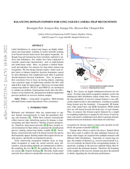 Balancing Domain Experts for Long-Tailed Camera-Trap Recognition