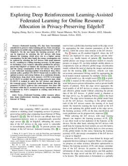 Exploring Deep Reinforcement Learning-Assisted Federated Learning for
  Online Resource Allocation in Privacy-Persevering EdgeIoT