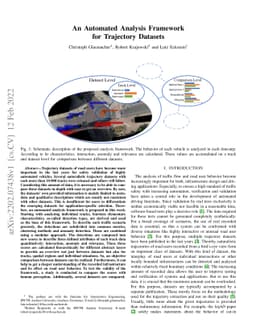 An Automated Analysis Framework for Trajectory Datasets