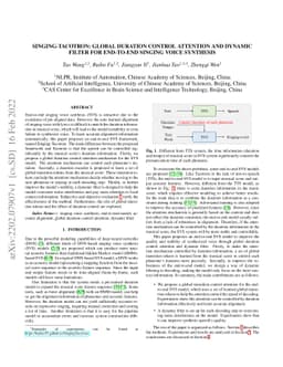 Singing-Tacotron: Global duration control attention and dynamic filter
  for End-to-end singing voice synthesis