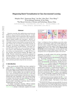 Diagnosing Batch Normalization in Class Incremental Learning