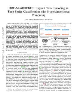 HDC-MiniROCKET: Explicit Time Encoding in Time Series Classification
  with Hyperdimensional Computing