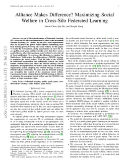 Alliance Makes Difference? Maximizing Social Welfare in Cross-Silo
  Federated Learning