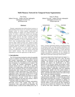 Shift-Memory Network for Temporal Scene Segmentation