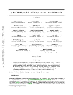 A Summary of the ComParE COVID-19 Challenges