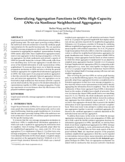Generalizing Aggregation Functions in GNNs:High-Capacity GNNs via
  Nonlinear Neighborhood Aggregators