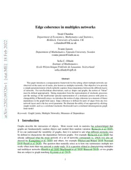 Edge coherence in multiplex networks