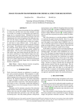 Image-to-Graph Transformers for Chemical Structure Recognition