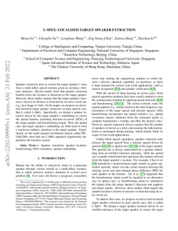 L-SpEx: Localized Target Speaker Extraction