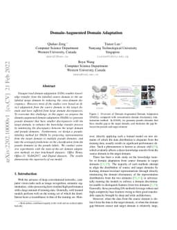 Domain-Augmented Domain Adaptation