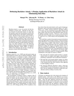 Debiasing Backdoor Attack: A Benign Application of Backdoor Attack in
  Eliminating Data Bias