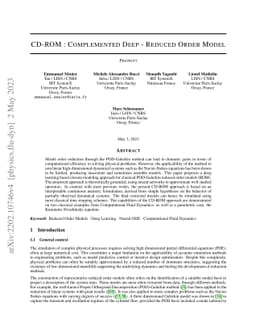 CD-ROM: Complemented Deep-Reduced Order Model