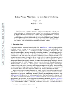 Better Private Algorithms for Correlation Clustering