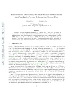 Parameterized Intractability for Multi-Winner Election under the
  Chamberlin-Courant Rule and the Monroe Rule