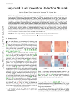Improved Dual Correlation Reduction Network