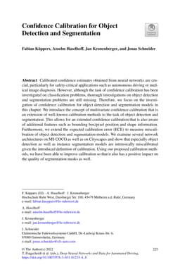 Confidence Calibration for Object Detection and Segmentation