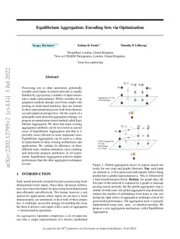 Equilibrium Aggregation: Encoding Sets via Optimization
