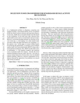 Multi-View Fusion Transformer for Sensor-Based Human Activity
  Recognition