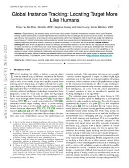 Global Instance Tracking: Locating Target More Like Humans
