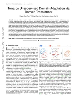 Towards Unsupervised Domain Adaptation via Domain-Transformer