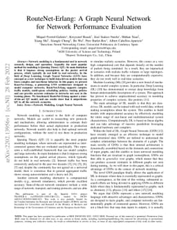 RouteNet-Erlang: A Graph Neural Network for Network Performance
  Evaluation
