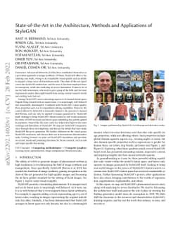 State-of-the-Art in the Architecture, Methods and Applications of
  StyleGAN
