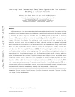 Interfacing Finite Elements with Deep Neural Operators for Fast
  Multiscale Modeling of Mechanics Problems