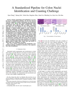 A Standardized Pipeline for Colon Nuclei Identification and Counting
  Challenge