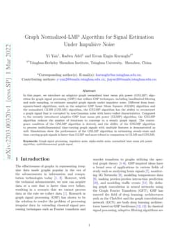 Graph Normalized-LMP Algorithm for Signal Estimation Under Impulsive
  Noise