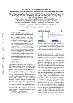 DAMO-NLP at SemEval-2022 Task 11: A Knowledge-based System for
  Multilingual Named Entity Recognition