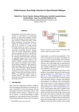 Multi-Sentence Knowledge Selection in Open-Domain Dialogue