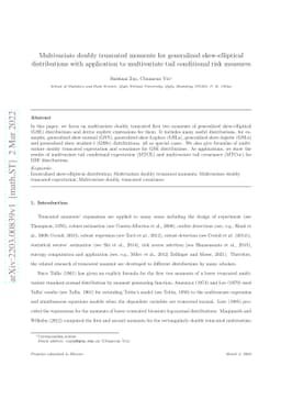 Multivariate doubly truncated moments for generalized skew-elliptical
  distributions with application to multivariate tail conditional risk measures